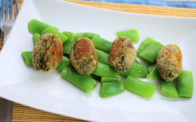 Chicken and vegetable croquettes
